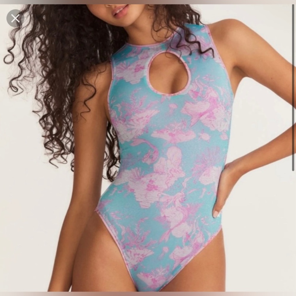 LoveShackFancy X Hurley Swimsuit size Medium